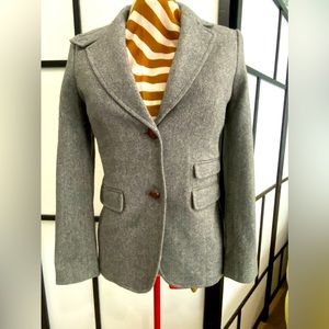 Lands End wool tweed jacket sz 6. EUC